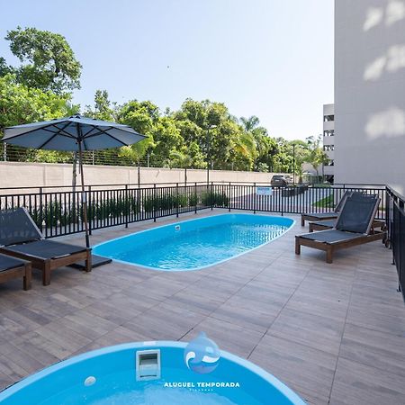 Апартаменты Apartamento 150M Da Praia Com Sacada, Wi-Fi Ar Condicionado, Piscina, Portaria 24H, Playground E Vaga De Garagem Писаррас Экстерьер фото