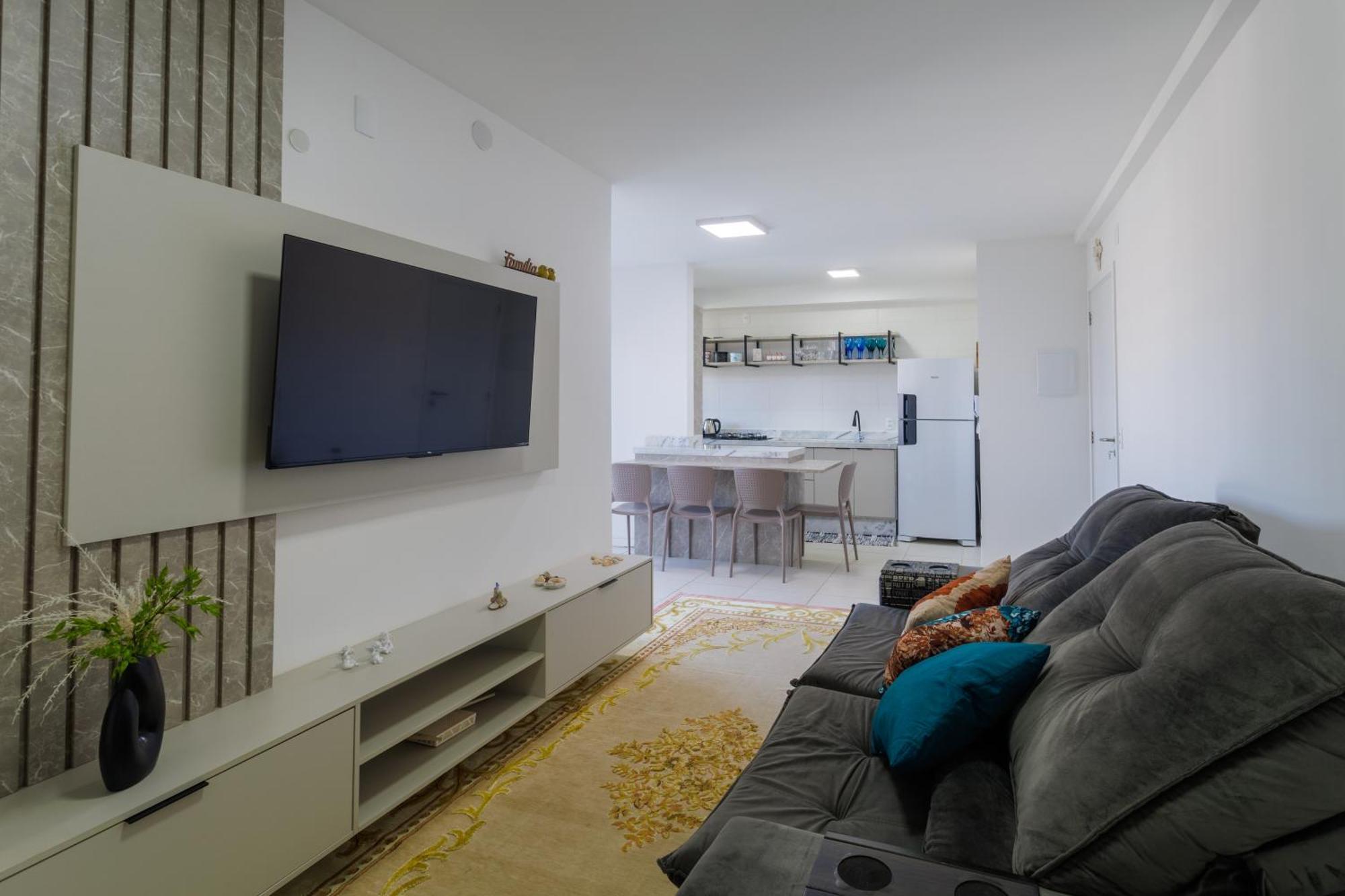 Апартаменты Apartamento 150M Da Praia Com Sacada, Wi-Fi Ar Condicionado, Piscina, Portaria 24H, Playground E Vaga De Garagem Писаррас Экстерьер фото